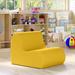 Jaxx Midtown Classroom Chair - Soft Seating - 3 Sizes - Premium Vinyl Cover in Yellow | Medium - 25" H x 24" W x 35.5" D | Wayfair 19332453