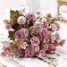 KIHOUT Promotion 2PC Fake Flowers Vintage Artificial Silk Flowers Wedding Home Decoration