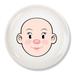 Trinx Food Face Ceramic Children's Face Plates in White | Wayfair C3F8FDEEDF3D48B3AAECE62B2F8ABB83