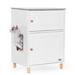 Tucker Murphy Pet™ Cat Litter Box Enclosure w/ Storage Cabinet Wood in Blue/Brown | 31 H x 22 W x 17.5 D in | Wayfair