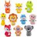 Animal finger puppets 2 Sets of Animal Finger Puppets Cute Vinyl Finger Puppets Doll Props Finger Puppet Toys for Kids Toddlers