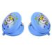 Preschool cartoon toys 1 Pair Percussion Instrument Wooden Musical Instrument Toy Combination Music Early Education Teaching Aid Percussion Toy for Kids (Cartoon Rabbit Blue)