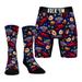 Men's Rock Em Socks New Orleans Pelicans Gumbo Underwear and Crew Combo Pack