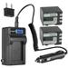 Kastar 2-Pack NB-2L24 Battery and LCD AC Charger Compatible with Canon NB-2L NB-2LH NB-2L12 NB-2L13 NB-2L14 NB-2L18 NB-2L24 BP-2L5 BP-2L12 BP-2L13 BP-2L14 BP-2L18 BP-2L24 CB-2LW CB-2LWE