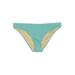 Shade & Shore Swimsuit Bottoms: Blue Color Block Swimwear - Women's Size Medium