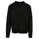 Strickpullover URBAN CLASSICS "Urban Classics Herren V-Neck Sweater" Gr. 4XL, schwarz (black) Herren Pullover V-Ausschnitt-Pullover