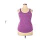 Nike Active Tank Top: Purple Chevron/Herringbone Activewear - Women's Size X-Large