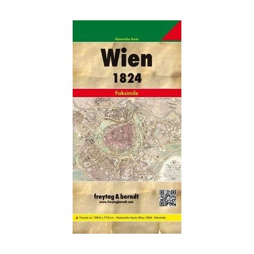 Wien und dessen Vorstädten 1824, Historische Karte 1:6.000