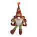 Plush Toy Fall Thanksgiving Gnome Decorations 1 Pcs Cute Handmade Fall Turkey Swedish Tomte Gnomes Plush Table Ornaments for Fall Thanksgiving Party Supplies Home Decor Cloth A