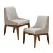 INK+IVY Frank Grey Upholstered Dining Chair (Set of 2)