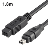 Heldig 1394 Firewire 800 To 400 Firewire Firewire 9 To 4 Data Cable 1394 Cable 1.8 Meters BlackB