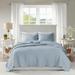 Madison Park Marino 3 Piece Reversible Scalloped Edge Quilt Set