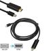 Simyoung 1.8M 6FT Mini DisplayPort DP to HDMI 1080P Adapter Cable For Mac Pro MacBook Surface Black
