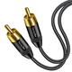 RCA Digital Audio Coaxial Cable 25 ft Braided RCA Male to Male 5.1 SPDIF Digital Stereo Audio Cable RCA Video