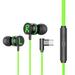 PRINxy Earbuds Headphones With Microphone Noise Isolating Wired Earbuds Earphones With Powerful Heavy Bass Stereo Noise-Canceling Mic-Lightweight Green A