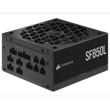 CORSAIR SF850L Fully Modular Low-Noise SFX Power Supply - ATX 3.0 & PCIe 5.0 Compliant - Quiet 120mm PWM Fan - 80 PLUS Gold Efficiency - Zero RPM Mode - 105Â°C-Rated Capacitors