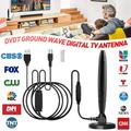 TV Antenna - Digital Antenna for TV Support 4K 1080p Antenna TV Digital HD Indoor -TV Antenna for Smart TV and All Older TV s -Signal Booster 16.4FT Coax HDTV Cable (DVDT)