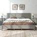 Modern Solid Wood King Platform Bed, Elegant and Versatile Bed Frame