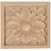 Ekena Millwork Flower 5 1/8"H x 5 1/8"W x 1"D Rosette Wood in Brown | 5.13 H x 5.13 W x 1 D in | Wayfair ROS05X05DGAL