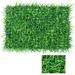 Ovzne Artificial Green Plant Topiary Hedge Plant UV Protection Indoor Outdoor Privacy Fence Home Decor Backyard Garden Decoration Greenery Walls (1.3*1.97ft / 15.7*23.6inch) C