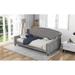 Multifunctional Design Modern Luxury Tufted Button Daybed, Stable and Durable, Gray