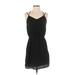 Banana Republic Casual Dress - Mini: Black Solid Dresses - Women's Size 2