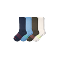 Men's Solids Calf Sock 4-Pack - Navy Olive Mix - Extra Large - Bombas