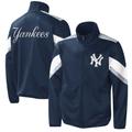 Men's G-III Sports by Carl Banks Navy New York Yankees Earned Run Full-Zip Jacket