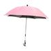 Clip on Umbrella Universal Baby Parasol with Clamp 360 Degree Adjustable Chair Umbrella Fixing Device for Beach Baby s pink