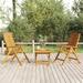 Anself 3 Piece Patio Set Solid Wood Teak