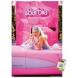 Mattel Barbie: The Movie - Barbie Car Wall Poster with Pushpins 22.375 x 34