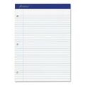 Ampad Double Sheet College-Ruled Writing Pad - 100 Sheet - 15 Lb - College Ruled - 8.50 X 11.75 - 100 / Pad - White Paper (20323)