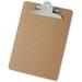 (3 Pack Value Bundle) HYYYYH Hardboard Clipboard 1-1/4 Capacity Holds 8-1/2 x 11 Brown