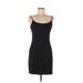 Ronen Chen Casual Dress - Sheath Scoop Neck Sleeveless: Black Print Dresses - Women's Size 6