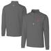 Men's Cutter & Buck Gray Nebraska Huskers Alumni Logo Traverse Stretch Quarter-Zip Pullover Top