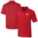 Men's Cutter & Buck Scarlet Nebraska Huskers Alumni Logo Forge Pencil Stripe Stretch DryTec Polo