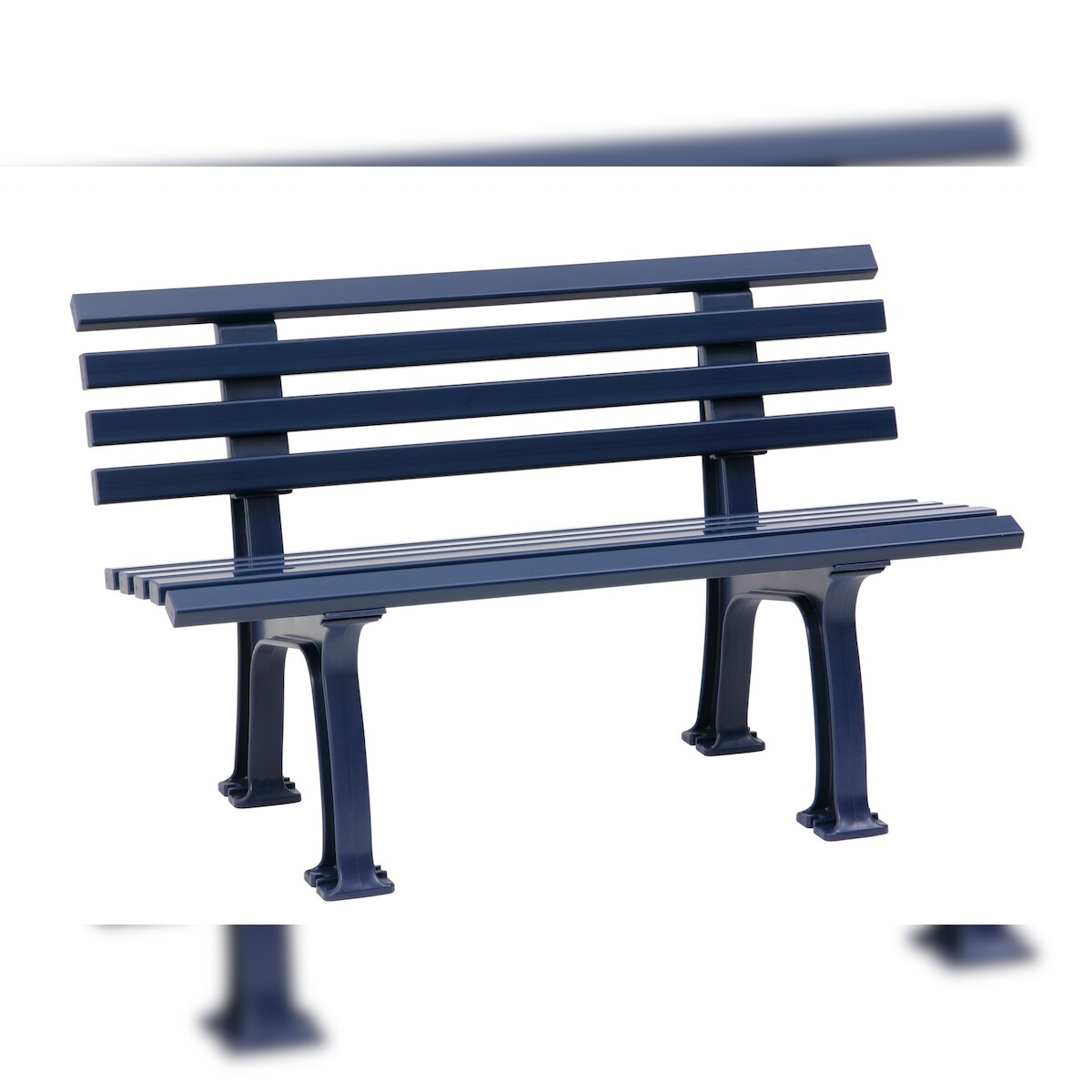 Blome Gartenbank Ibiza 2-Sitzer, 2 Standfüßen & Lehne, Blau, von PROREGAL Image