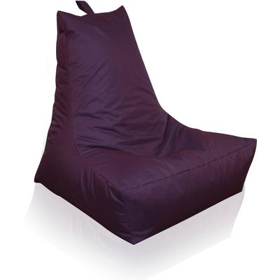 Sitzsack KINZLER "Lounge", lila (brombeer), B:100cm H:80cm, Polyester, Sitzsäcke Image