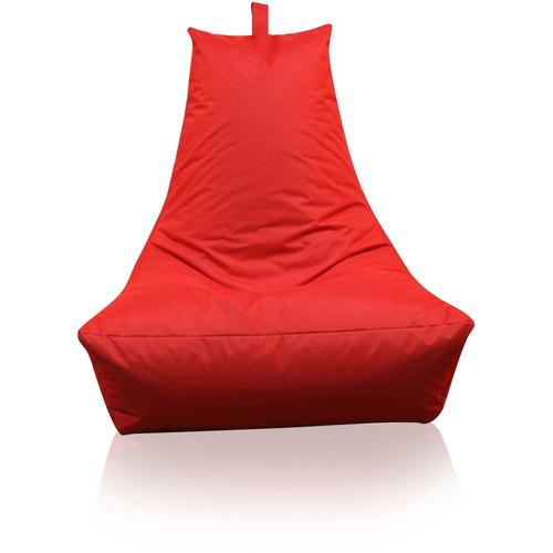 "Sitzsack KINZLER ""Lounge"" Sitzsäcke Gr. B/H: 100 cm x 80 cm, rot Baby Sitzsäcke"