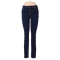 Old Navy Jeans - Mid/Reg Rise Skinny Leg Denim: Blue Bottoms - Women's Size 8 - Dark Wash