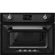 Smeg SO4902M1N SO4902M1N Compact 45cm Victoria Combi Microwave Black