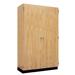 Diversified Woodcrafts Access Quick-Ship Tall General Storage Cabinet, Solid Doors Wood in Brown/Yellow | 84 H x 48 W x 22 D in | Wayfair