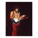 Jimi Hendrix Performing on Stage at Monterey Pop Festival - Unframed Photograph Paper in Black/Red/Yellow Globe Photos Entertainment & Media | Wayfair