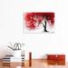 East Urban Home Western Iron Tree by Ashvin Harrison - Graphic Art Print Canvas in Black/Green/Red | 12 H x 18 W x 1.5 D in | Wayfair