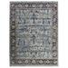 White 36 x 24 x 0.3 in Area Rug - AMER Rugs Rectangle Nuit Arabe Oriental Hand-Knotted Area Rug in Blue/Brown/Yellow | Wayfair NUI600203