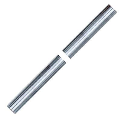 Satco 81938 - 1/4 IP Steel Nipple Zinc Plated Silver Running Thread (80-1938)
