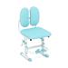 Costway Ergonomic Height-adjustable Kids Study Chair with Double Back Support-Blue