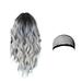 QUYUON Glueless Wigs for Black Women Clearance Hair Replacement Wigs Hair Wigs for Black Women Flat Hair Type Curly Black Wigs for Black Women Long Wigs Woman Long Curly Wigs for Women Yellow Wigs