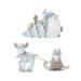 The Holiday Aisle® Gnome w/ Woodland Animals Figurine Set of 2 Resin | 5 H x 8.5 W x 4.25 D in | Wayfair 60E04BDFE29B419695442081D7D0C913