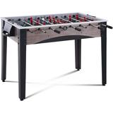 48in Competition Sized Foosball Table Arcade Table Soccer w/2 Balls for Kids and Adults Indoor Foosball Table for Home Game Room w/Wood Grain Finish and Foosball Accessories